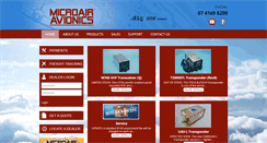 Desktop Screenshot of microair.com.au